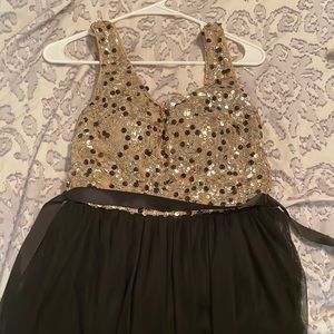 Black and gold cute homecoming dress!!!